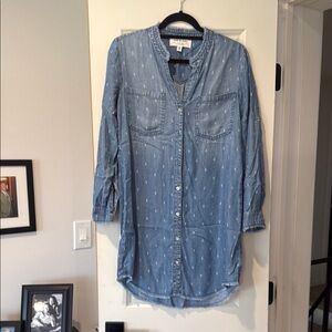 Anthropologie Denim Shirt Dress